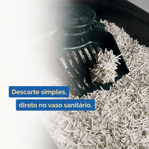 Areia de tofu Prestipet super absorvente, com controle de odores e torrões firmes