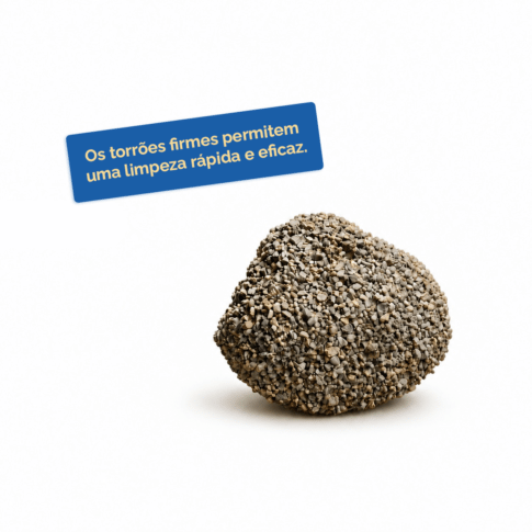 Areia higiênica Prestipet Ultra Dry com ultra absorção e torrões firmes