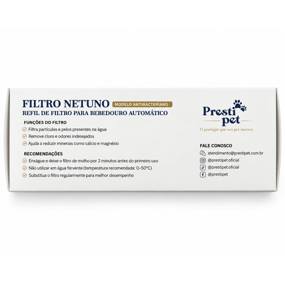 Filtro para Bebedouro Automático Netuno PrestiPet