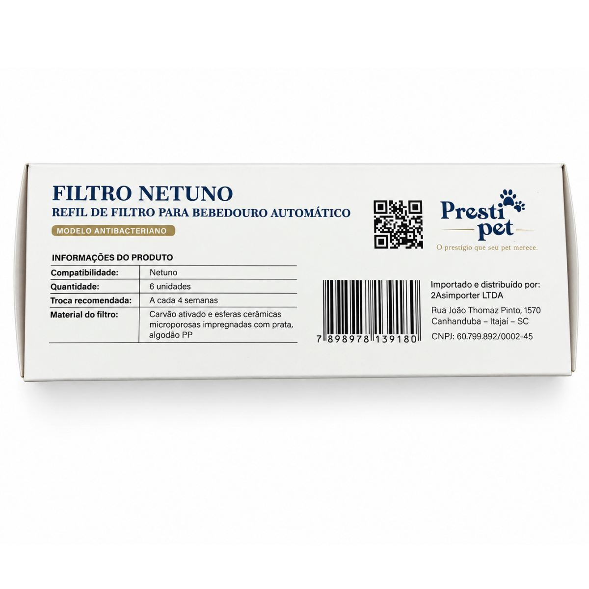 Filtro para Bebedouro Automático Netuno PrestiPet